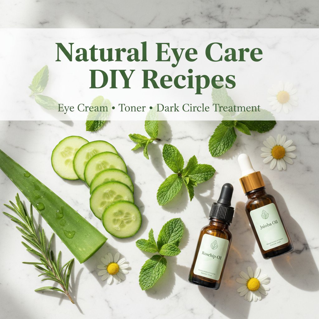 Natural Eye Care DIY Recipes Product Cover